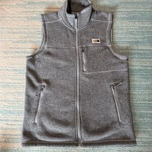 The North Face Men’s Fleece Vest Heather Gray Size Small